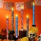 6 Pcs Day of The Dead Flameless Taper Candles - 10.6 Inch (Sugar Skull)